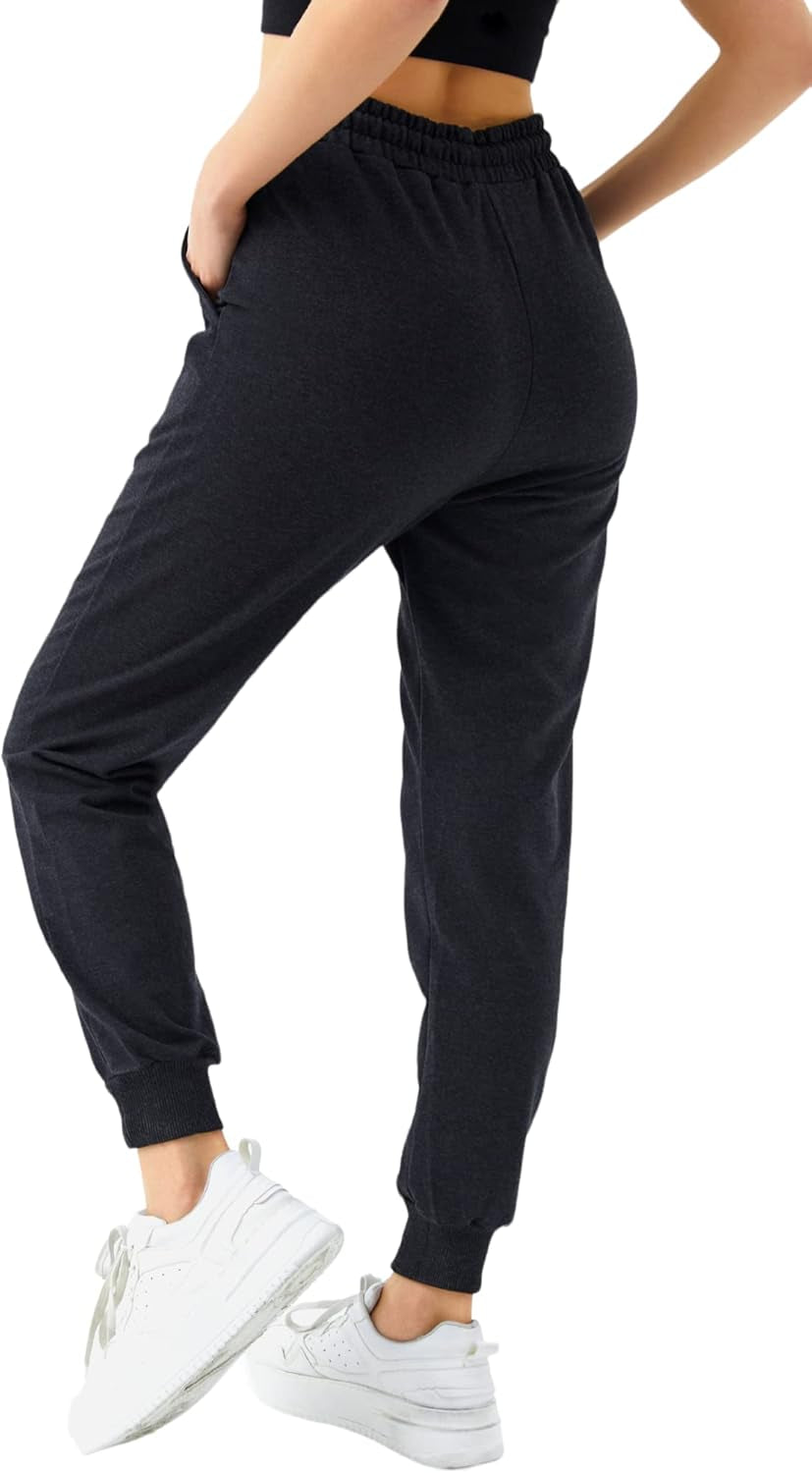 Sweatpants Women'S Joggers with Pockets Jogging Pants Sports Leisure Workout Yoga Lightweight Slim Fit