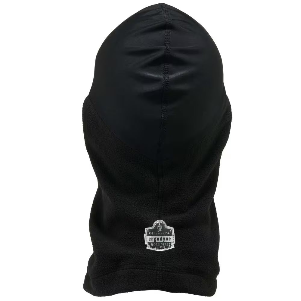 6822 Black Balaclava with Spandex Top Face Mask