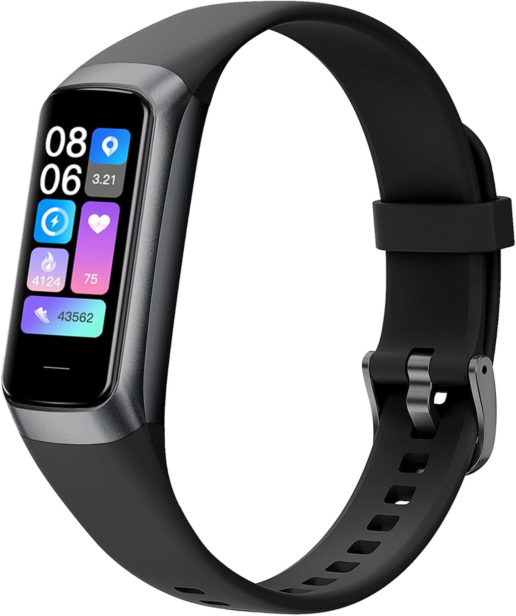 Amoled Slim Fitness Watch – 25 Sports Modes, Heart Rate & BP Tracker