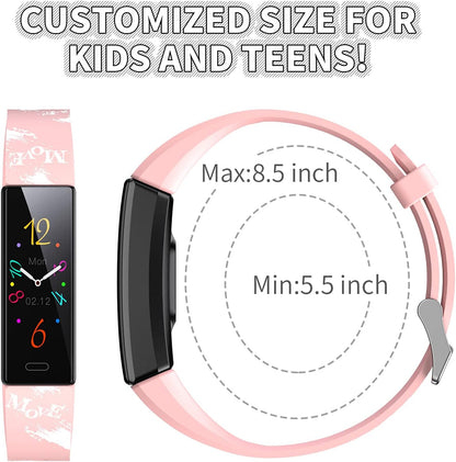 Kids Watch Fitness Tracker, Fitness Watches for Kids, Activity Tracker with Pedometers, Stopwatch, IP68 Waterproof, 11 Sport Modes Smart Watch for Kids 